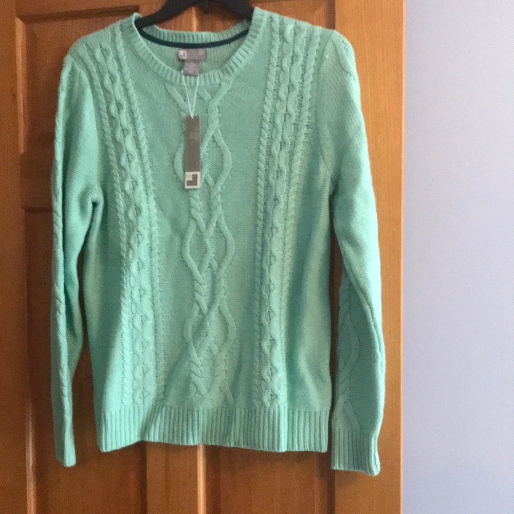 NWT ladies mint green sweater